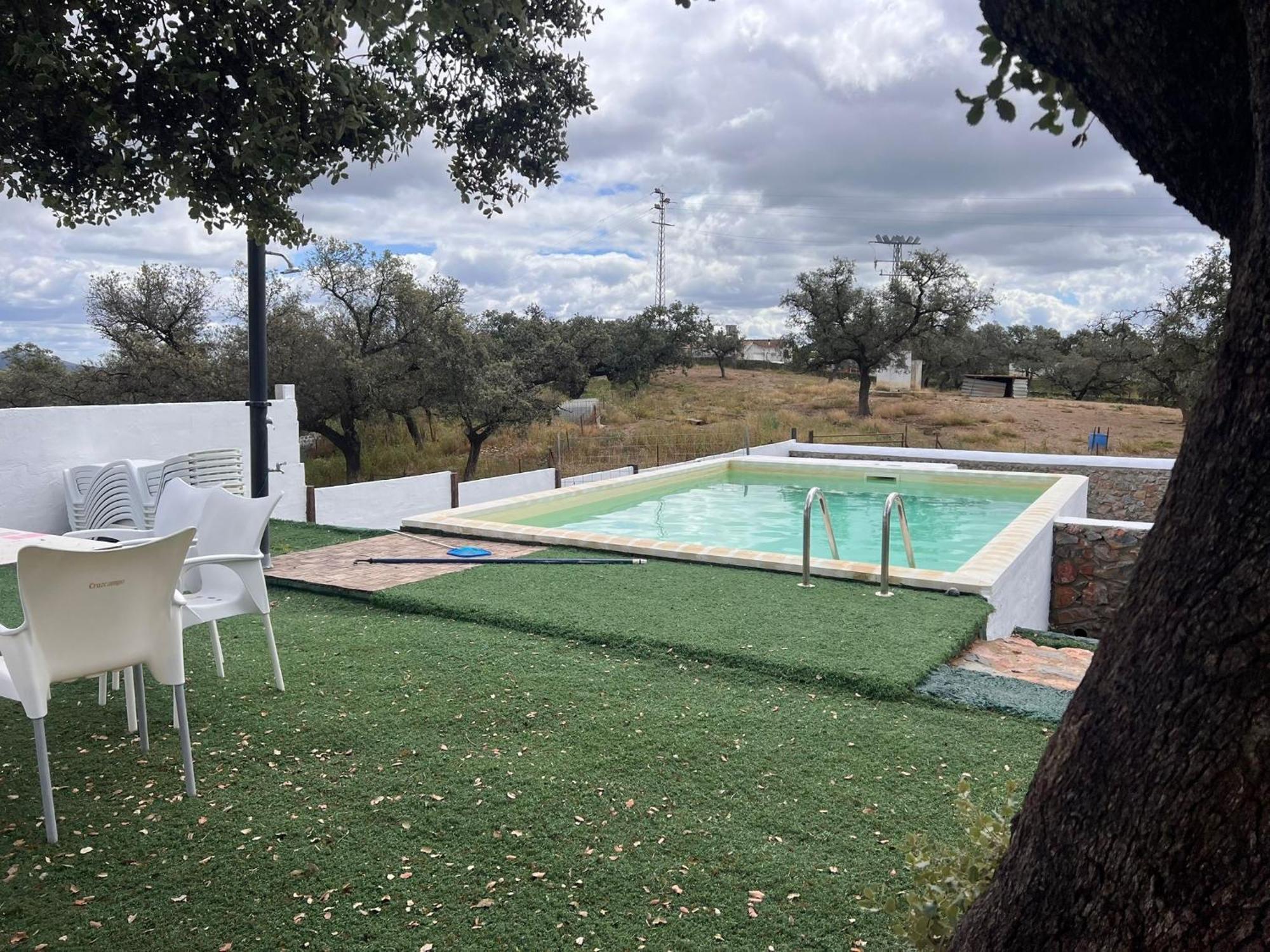 סנטה אולייה דל קאלה Casa Rural Quejigo Con Piscina מראה חיצוני תמונה